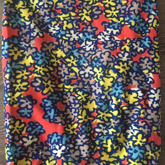 Funky Floral Lularoe Leggings TC - Picture 2 of 5